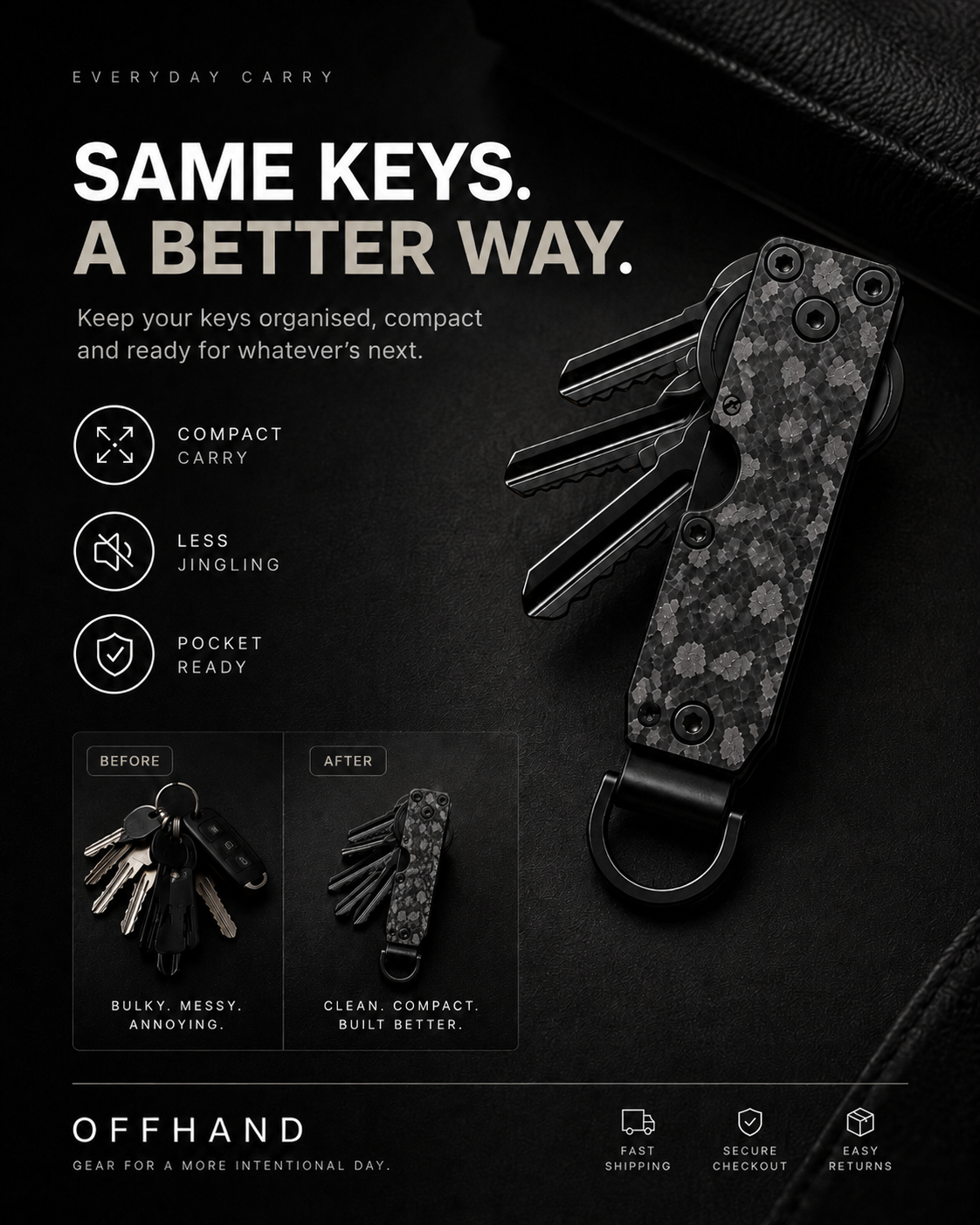 KeyStack - Compact Key Organiser